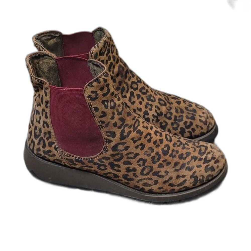 Fly London Leopard Print Booties - Picture 4 of 7